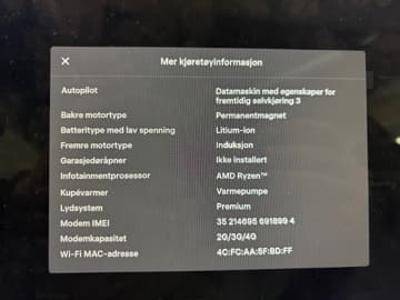 Tesla Model 3 bilde 17